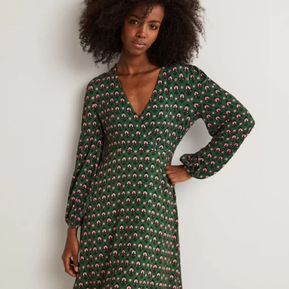 Boden | Dresses | Easy Fixed Wrap Jersey Dress Hunter Green Tapestry Bud | Poshmark Boden | Dresses | Easy Fixed Wrap Jersey Dress Hunter Green Tapestry Bud | Poshmark